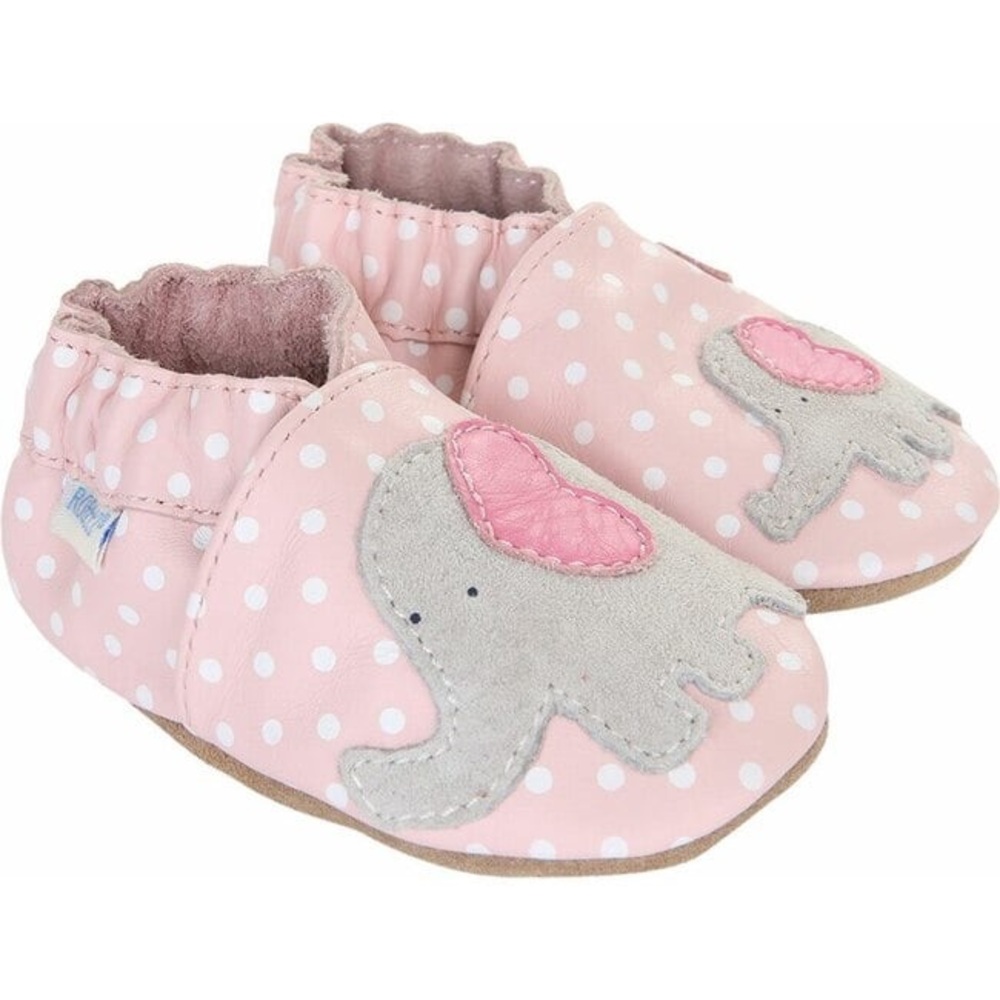 Robeez Little Peanut suede shoe 0-6m